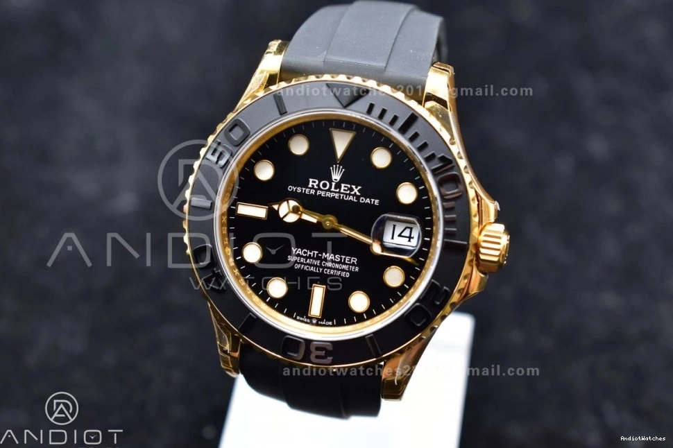 42mm Black Edition Bezel Black 3D on Yacht-Master 226658 EyeCatching VS 1:1 1224 Best Rubber Strap VSF Ceramic 0905